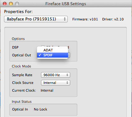 Babyface_Pro_Fireface_USB_Settings